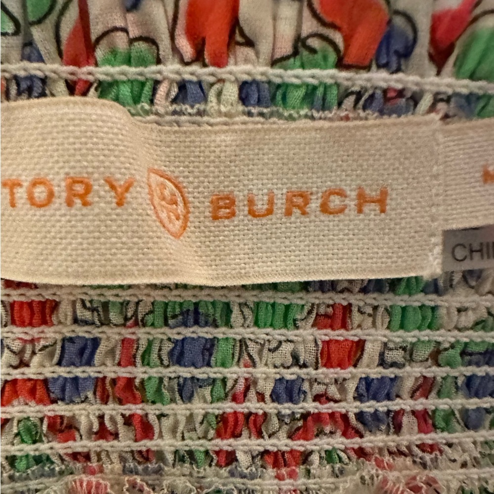 Tory Burch Legacy Paisley Smocked Sundress size M - Picture 4 of 8